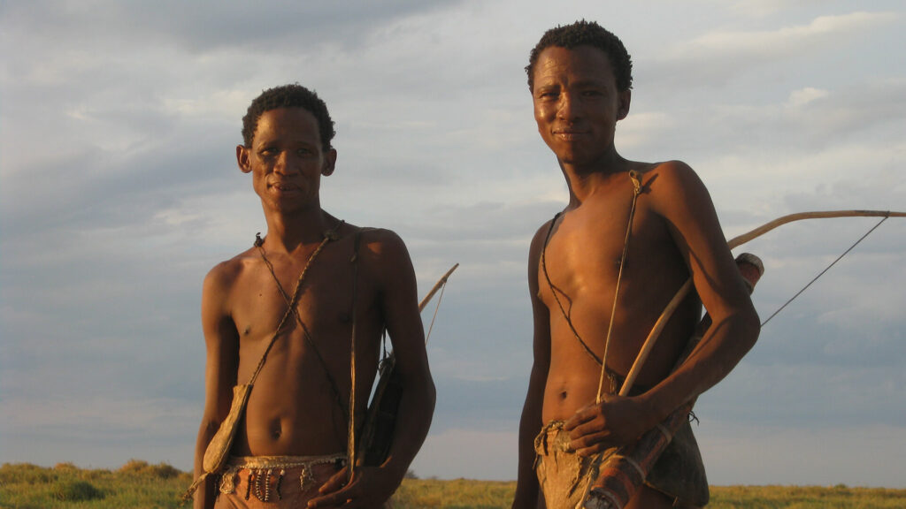 bushmen in botswana