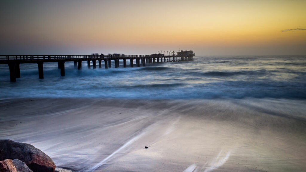 walvis bay namibian coast